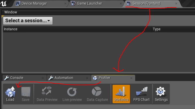 How to do profiling in Unreal Engine 4 image