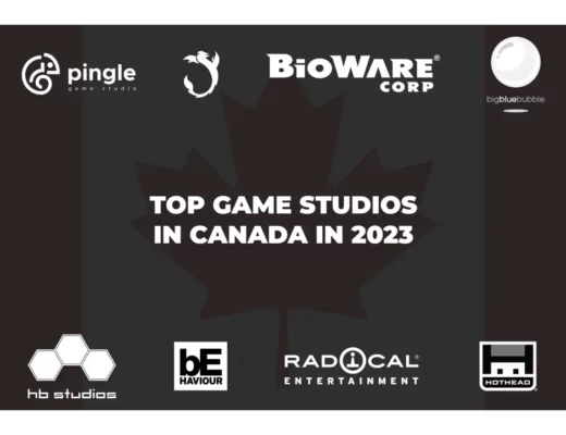 Top game studios in Canada in 2023